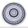 Okrągły ręcznik plażowy, miękki materiał, 150 cm, Mandala - CUBALINKA